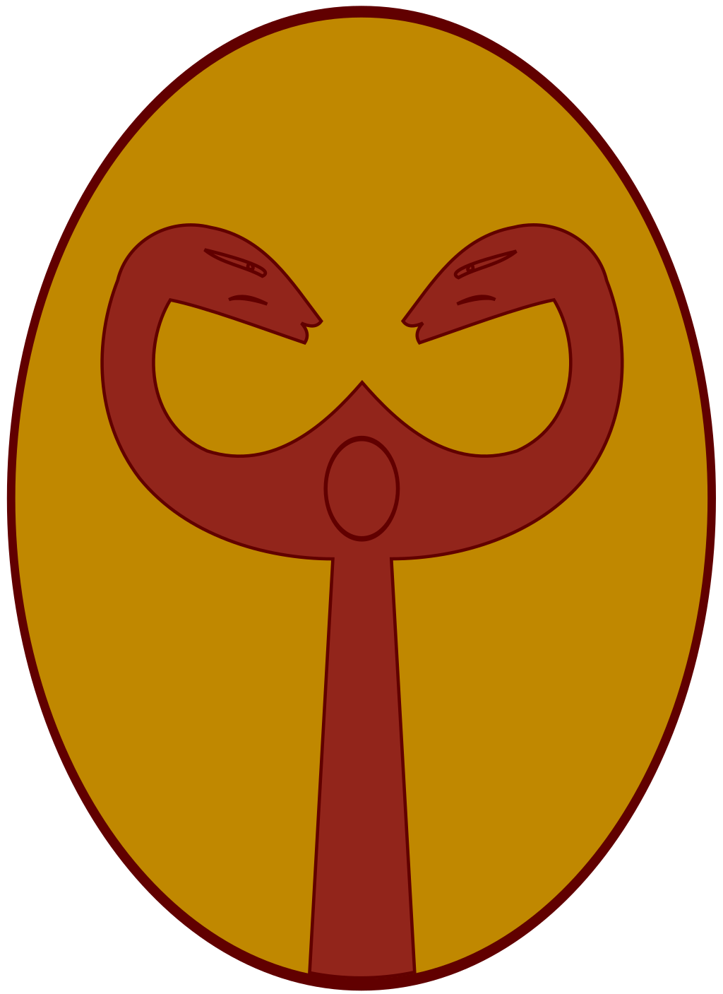 Cornuti shield emblem. By Tcfka Panairjdde -  Own work,  CC BY-SA 3.0,  www.commons. wikimedia.org